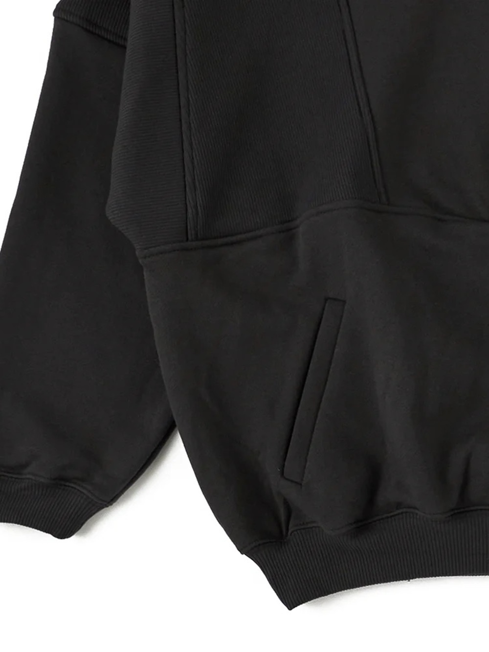 Joah Brown Retro Half Zip – Black - Picture 4 of 9